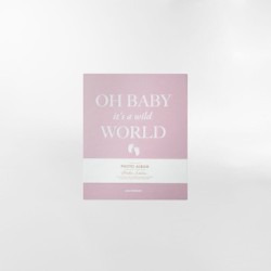 ALBUM DE FOTOS BABY ITS A WILD WORLD ROSA