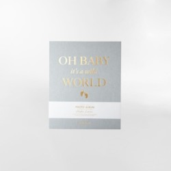 ALBUM DE FOTOS BABY ITS A WILD WORLD GRIS