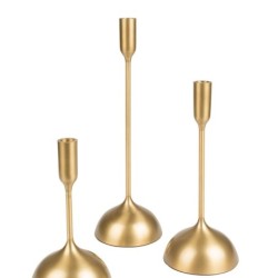 Candelabro SESTA Dorado SET x 3