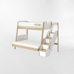 CAMA INFANTIL PETER PAN BLANCO 1,5 PLAZAS