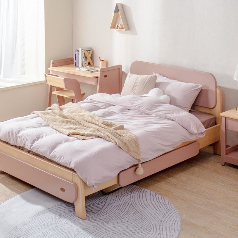 CAMA INFANTIL BARBA AZUL Rosa 1,5 PLAZAS