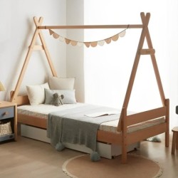 CAMA INFANTIL FOREST BEIGE 1 PLAZA