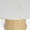 MESA DE COMEDOR ALMIRA Beige CIRCULAR