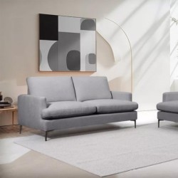 SOFA SENSE Gris 3 CUERPOS