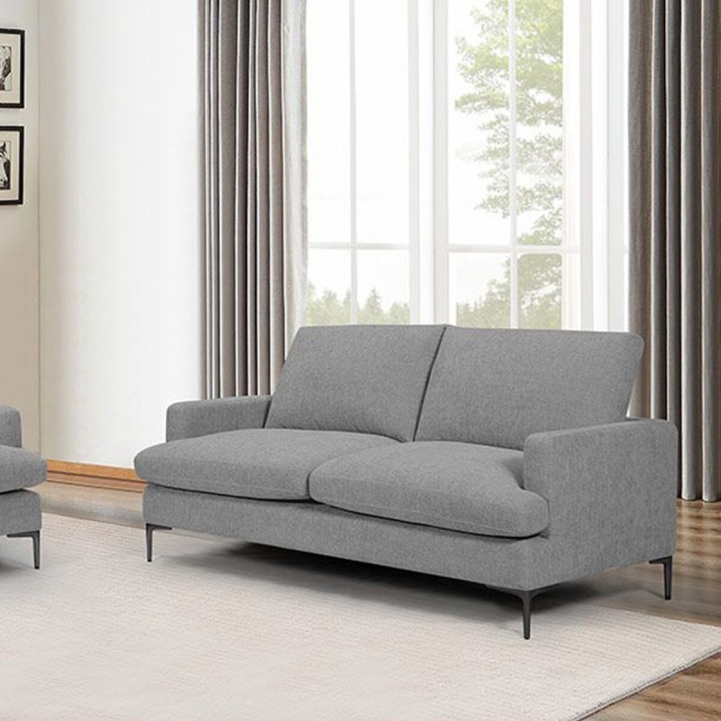 SOFA SENSE Gris 2 CUERPOS