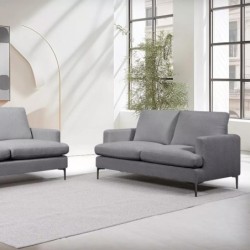 SOFA SENSE Gris 2 CUERPOS