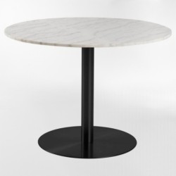 MESA DE EXTERIOR OASIS Gris CIRCULAR