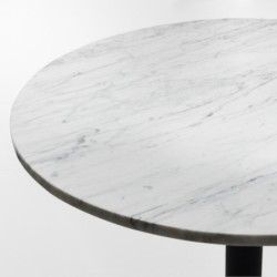 MESA DE EXTERIOR OASIS Gris CIRCULAR