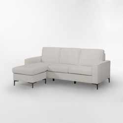 SOFA CON CHAISE SETUP Blanco 3 CUERPOS