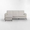 SOFA CON CHAISE SETUP Blanco 3 CUERPOS