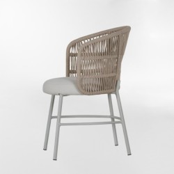 SILLA DE EXTERIOR AMALFI BLANCO