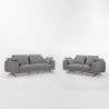 SOFA PARCOURS Gris 2 CUERPOS