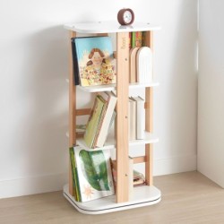 BIBLIOTECA TIDY ROTATING BLANCO