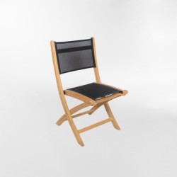 Silla de exterior NAVY Negro